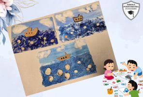 Powiększ obraz: Malowanie i rysowanie to sposób wyrażania siebie poprzez kolory, kształty i emocje.